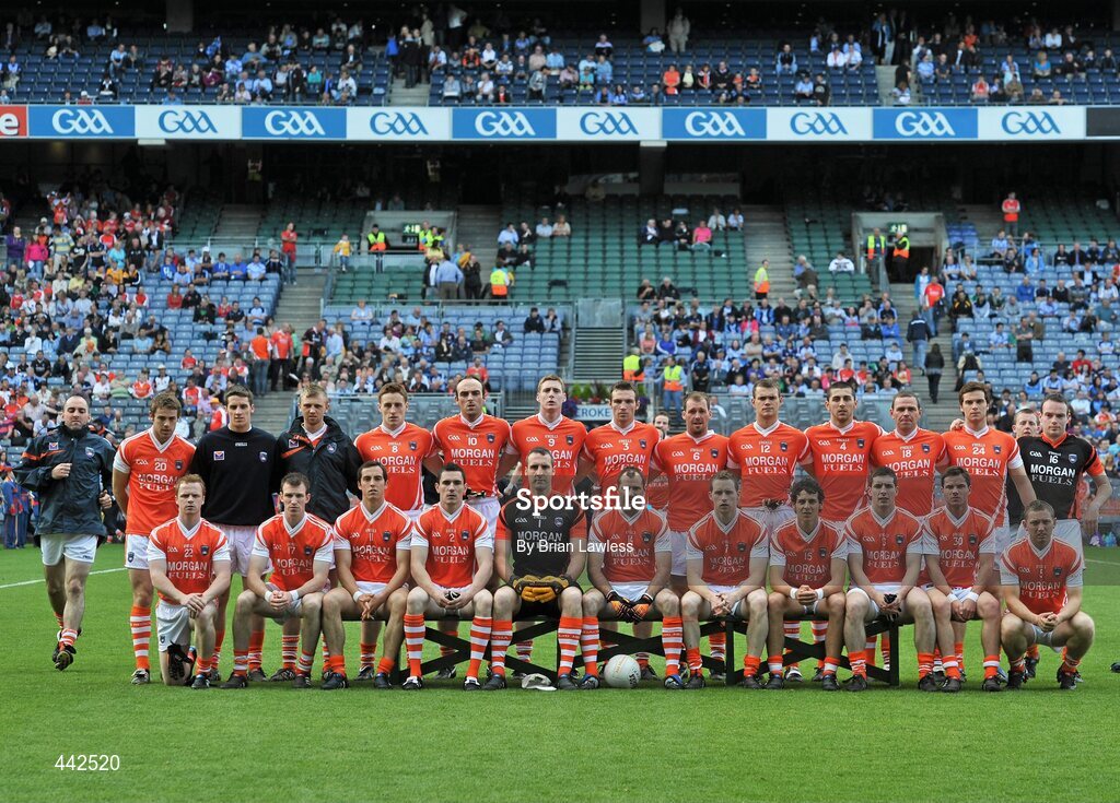 17 July 2010; The Armagh squad. GAA Football All-Ireland Senior Championship Qualifier Round 3, Dublin v Armagh, Croke Park, Dublin. Picture credit: Brian Lawless / SPORTSFILE