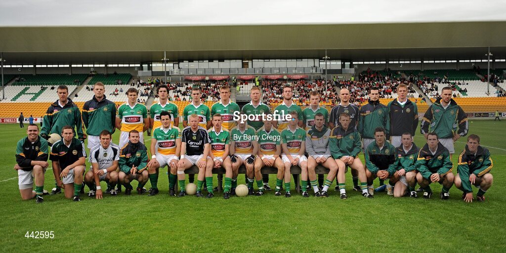 17 July 2010; The Offaly squad. GAA Football All-Ireland Senior Championship Qualifier Round 3, Down v Offaly, O'Connor Park, Tullamore, Co. Offaly. Picture credit: Barry Cregg / SPORTSFILE