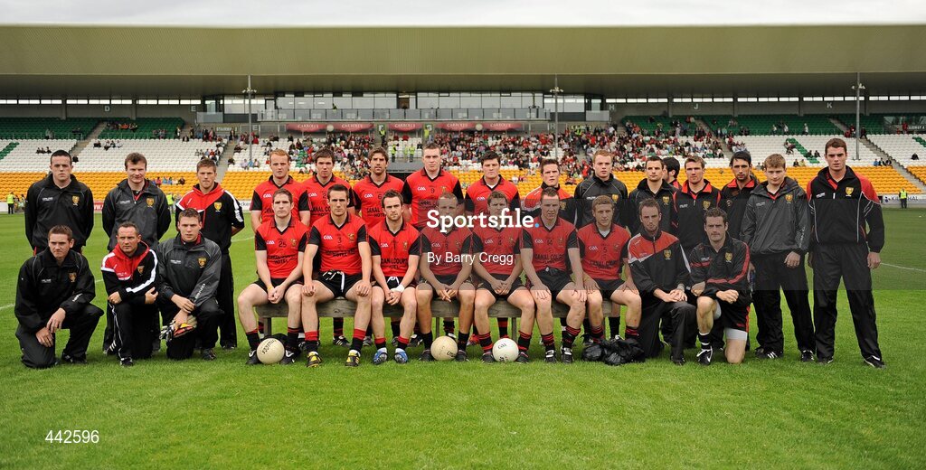 17 July 2010; The Down squad. GAA Football All-Ireland Senior Championship Qualifier Round 3, Down v Offaly, O'Connor Park, Tullamore, Co. Offaly. Picture credit: Barry Cregg / SPORTSFILE