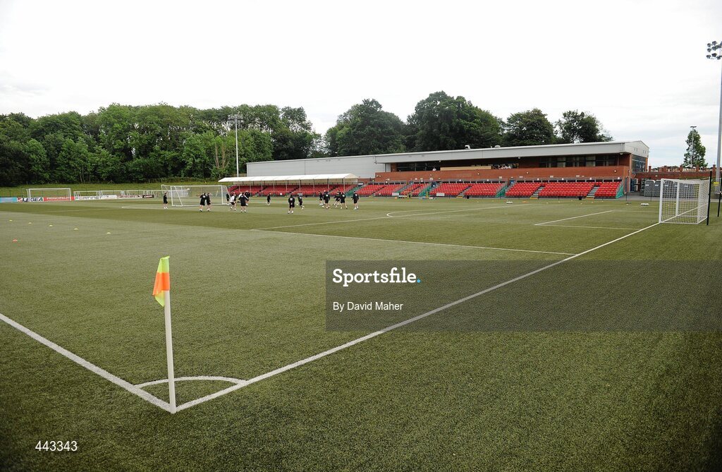 19 July 2010; A general view of Park Hall Stadium, where Bohemians will play their UEFA Champions League First Qualifying Round, 2nd Leg, game against The New Saints FC on Tuesday. Park Hall Stadium, Oswestry, Wales. Picture credit: David Maher / SPORTSFILE