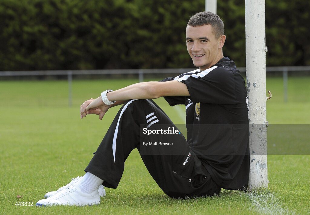 21 July 2010; Sporting Fingal's Shaun Williams after a press conference ahead of their UEFA Europa League Second Qualifying Round, Second Leg, game against CS Marítimo at Dalymount Park on Thursday. Sporting Fingal Press Conference, ALSAA club, Santry, Dublin. Picture credit: Matt Browne / SPORTSFILE