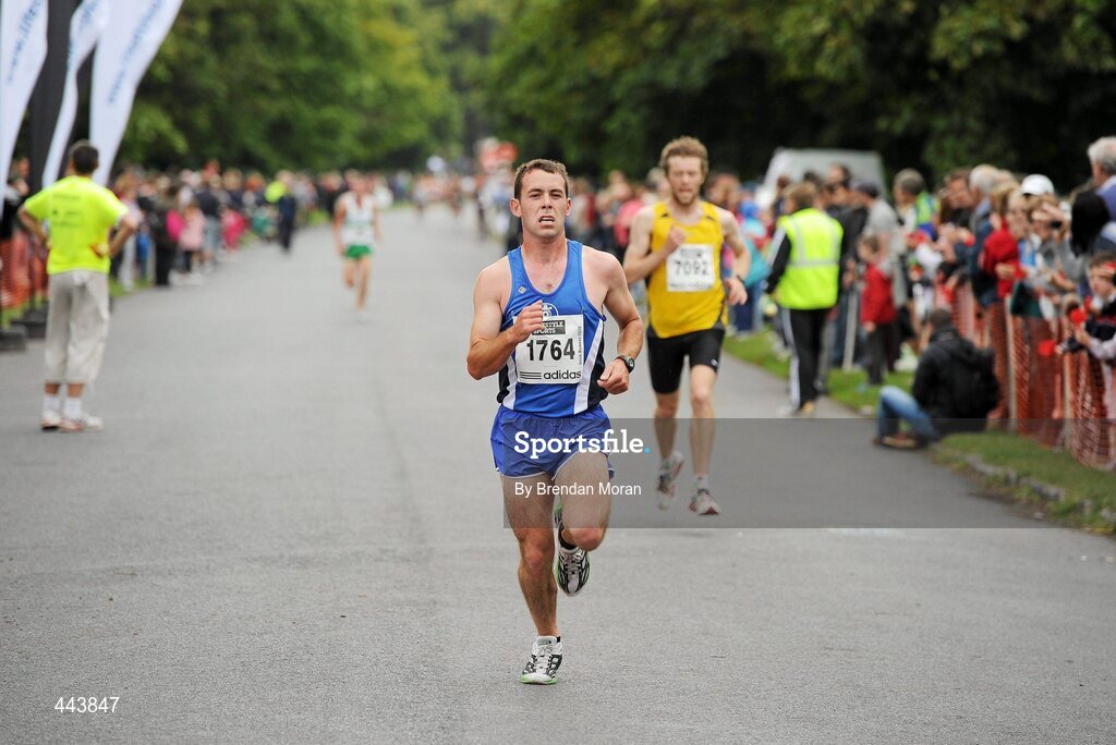 17 July 2010; Mark Hoey, from Drogheda, Co. Louth, in action during the Lifestyle Sports - adidas Irish Runner 5 Mile Race. The Phoenix Park, Dublin. Picture credit: Brendan Moran / SPORTSFILE