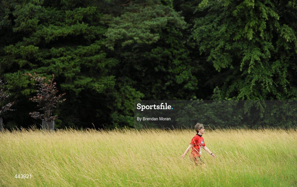 17 July 2010; Competitor Marie Sheehan, from Dublin 8, makes her way to the start ahead of the Lifestyle Sports - adidas Irish Runner 5 Mile Race. The Phoenix Park, Dublin. Picture credit: Brendan Moran / SPORTSFILE