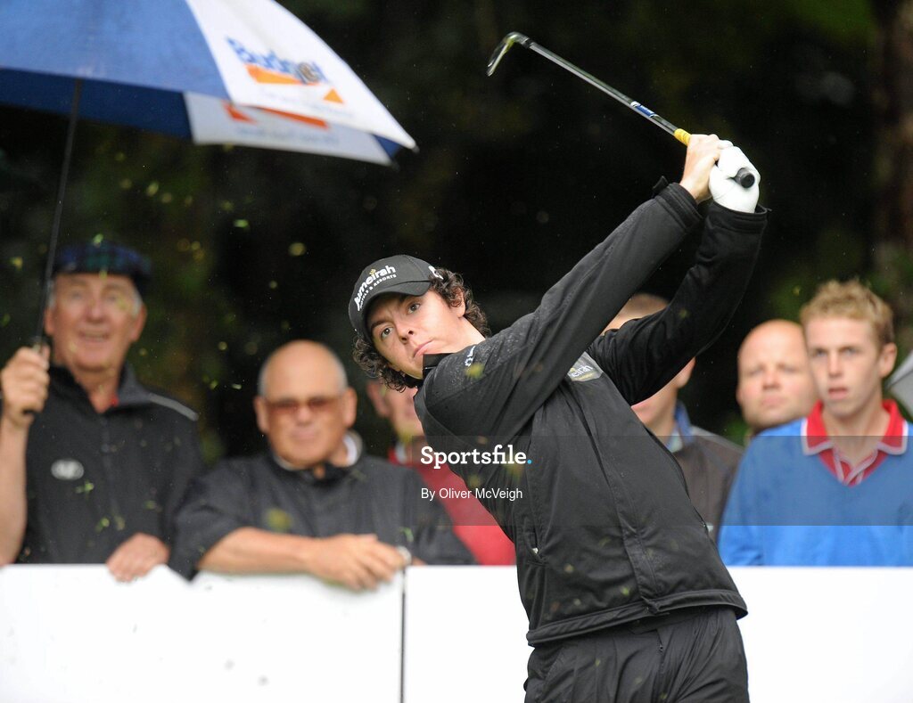21 July 2010; Rory McIlroy in action during the 2010 Lough Erne Challenge. Lough Erne Resort, Enniskillen, Co. Fermanagh. Picture credit: Oliver McVeigh / SPORTSFILE