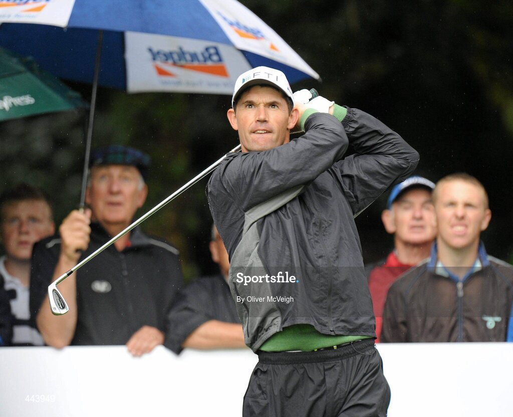21 July 2010; Padraig Harrington in action during the 2010 Lough Erne Challenge. Lough Erne Resort, Enniskillen, Co. Fermanagh. Picture credit: Oliver McVeigh / SPORTSFILE