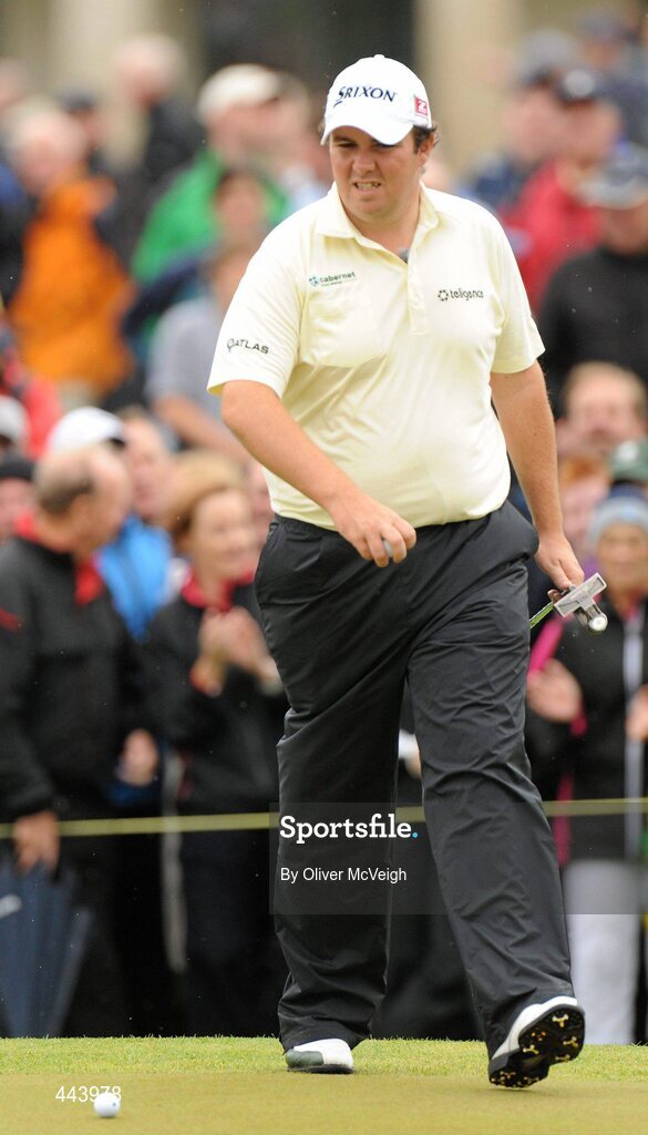 21 July 2010; Golfer Shane Lowry on the fourth green during the 2010 Lough Erne Challenge. Lough Erne Resort, Enniskillen, Co. Fermanagh. Picture credit: Oliver McVeigh / SPORTSFILE