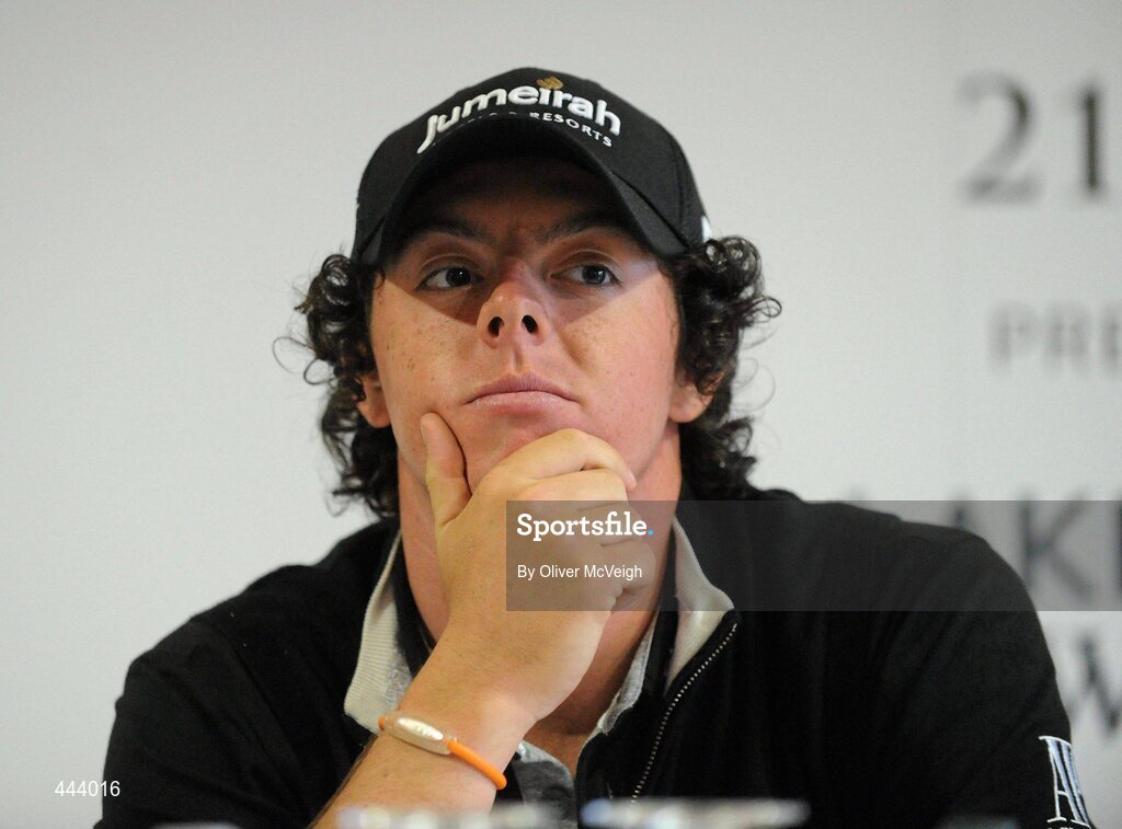 21 July 2010; Golfer Rory Mcllroy during a press conference after the 2010 Lough Erne Challenge. Lough Erne Resort, Enniskillen, Co. Fermanagh. Picture credit: Oliver McVeigh / SPORTSFILE