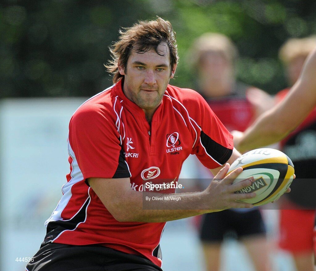 23 July 2010; Ulster's Pedrie Wannenburg in action during squad training ahead of their opening pre-season friendly game against Bath, in Ravenhill Park, on August the 13th. Ulster Rugby Squad Training, Newforge Country Club, Belfast, Co. Antrim. Picture credit: Oliver McVeigh / SPORTSFILE