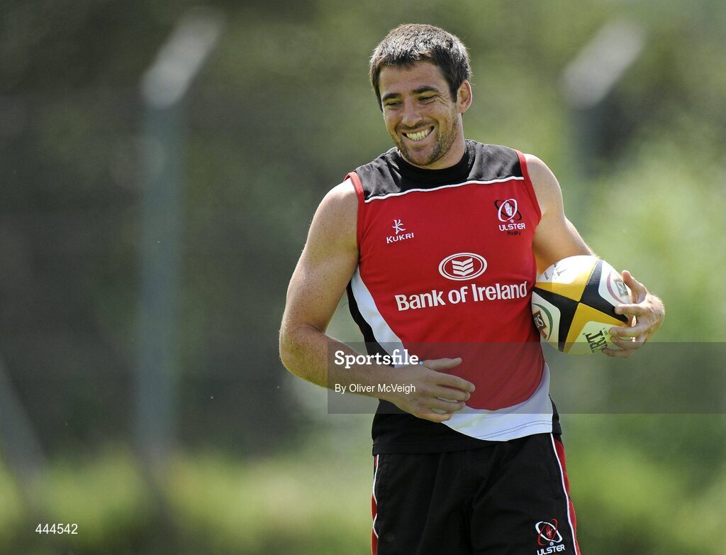 23 July 2010; Ulster's Ian Humphreys during squad training ahead of their opening pre-season friendly game against Bath, in Ravenhill Park, on August the 13th. Ulster Rugby Squad Training, Newforge Country Club, Belfast, Co. Antrim. Picture credit: Oliver McVeigh / SPORTSFILE
