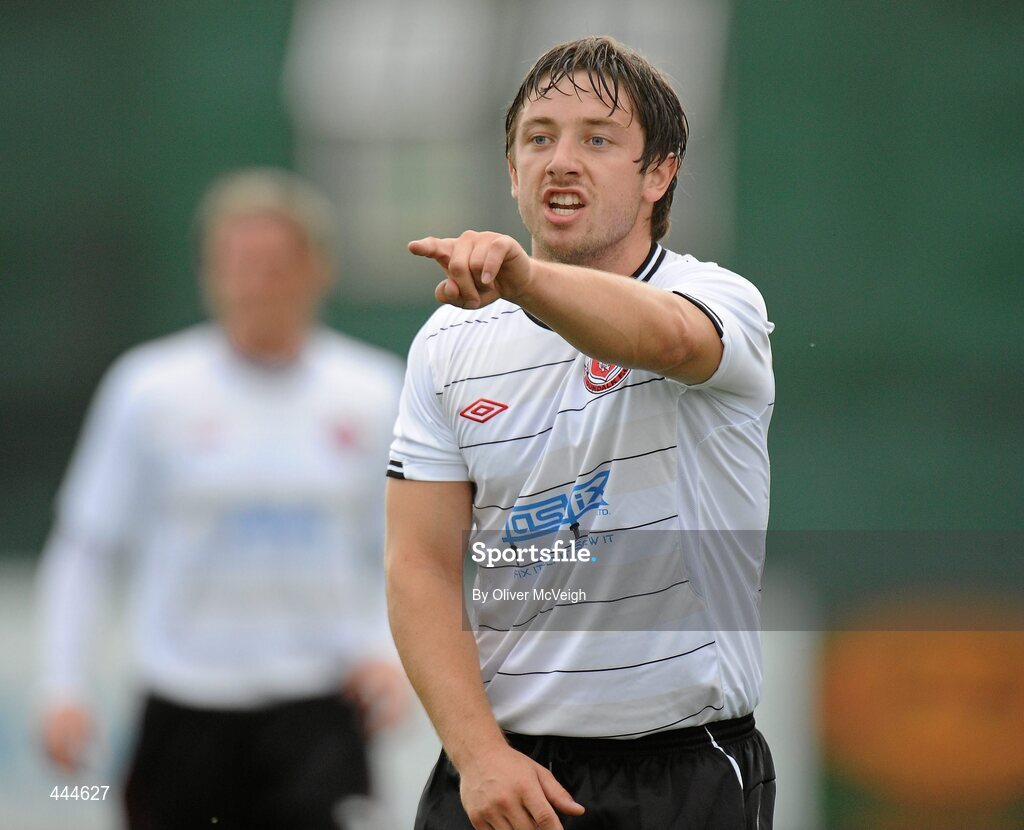 22 July 2010; Michael Synott, Dundalk. UEFA Europa League Second Qualifying Round, 2nd Leg, Dundalk v PFC Levski Sofia, Oriel Park, Dundalk, Co. Louth. Picture credit: Oliver McVeigh / SPORTSFILE