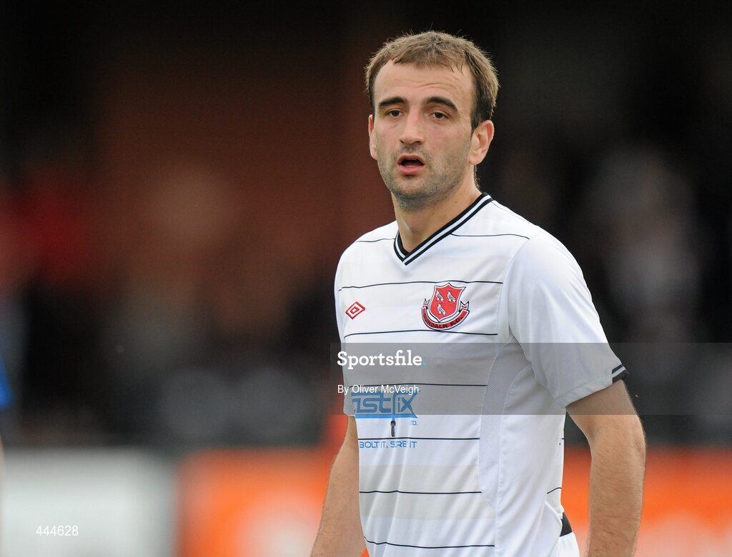 22 July 2010; Fahrudin Kuduzovic, Dundalk. UEFA Europa League Second Qualifying Round, 2nd Leg, Dundalk v PFC Levski Sofia, Oriel Park, Dundalk, Co. Louth. Picture credit: Oliver McVeigh / SPORTSFILE