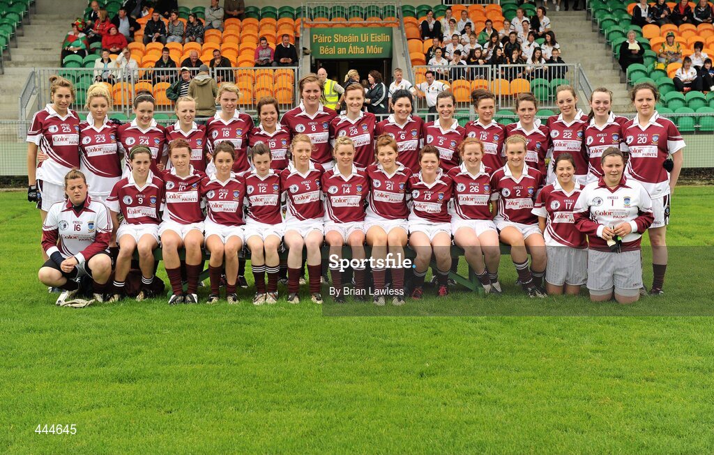 24 July 2010; The Westmeath squad. Ladies Gaelic Football Minor A Shield All-Ireland Final, Mayo v Westmeath, Seán O'Heslin GAA Cub, Ballinamore, Co. Leitrim. Picture credit: Brian Lawless / SPORTSFILE