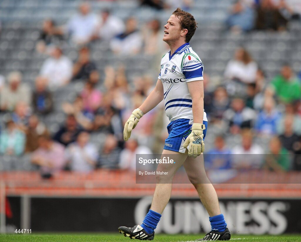 24 July 2010; Monaghan goalkeeper Shane Duffy before having to change his jersey. GAA Football All-Ireland Senior Championship Qualifier, Round 4, Monaghan v Kildare, Croke Park, Dublin. Picture credit: David Maher / SPORTSFILE
