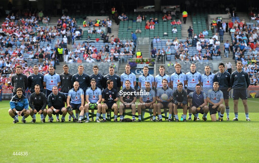 24 July 2010; The Dublin squad. GAA Football All-Ireland Senior Championship Qualifier, Round 4, Dublin v Louth, Croke Park, Dublin. Picture credit: David Maher / SPORTSFILE