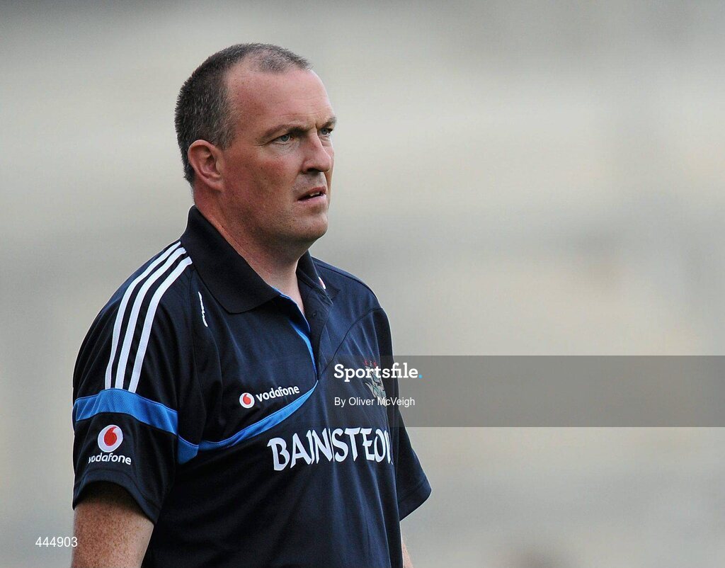 24 July 2010; Dublin manager Pat Gilroy during the closing minutes of the game. GAA Football All-Ireland Senior Championship Qualifier, Round 4, Dublin v Louth, Croke Park, Dublin. Picture credit: Oliver McVeigh / SPORTSFILE