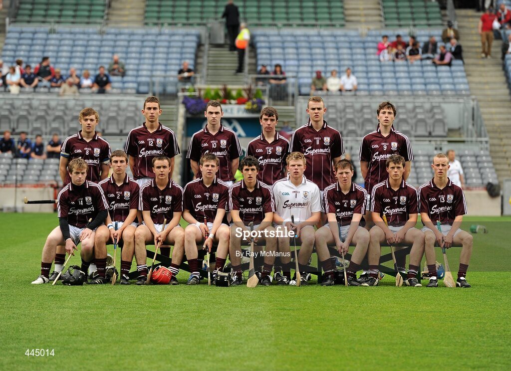 25 July 2010; The Galway team. ESB GAA Hurling All-Ireland Minor Championship Quarter-Final, Waterford v Galway, Croke Park, Dublin. Picture credit: Ray McManus / SPORTSFILE