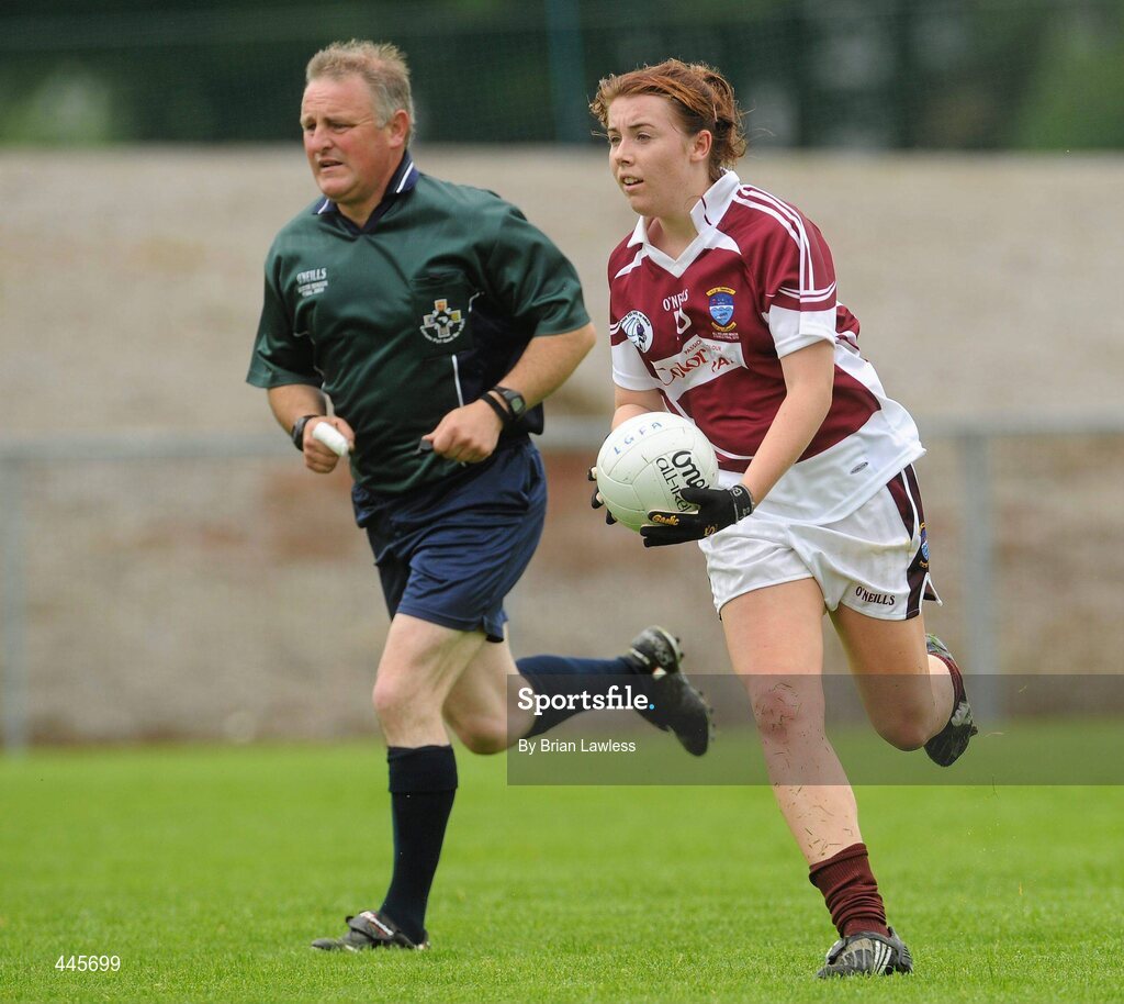 24 July 2010; Bronagh Beglan, Westmeath. Ladies Gaelic Football Minor A Shield All-Ireland Final, Mayo v Westmeath, Seán O'Heslin GAA Cub, Ballinamore, Co. Leitrim. Picture credit: Brian Lawless / SPORTSFILE