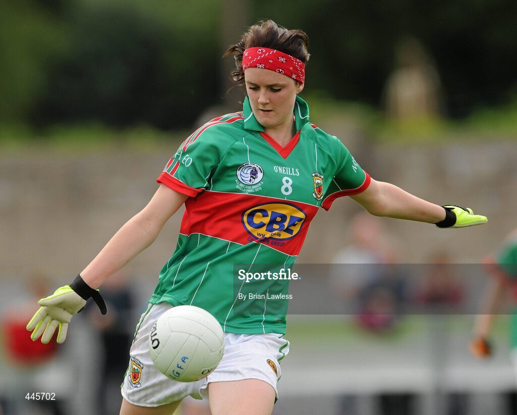 24 July 2010; Clodagh McManamon, Mayo. Ladies Gaelic Football Minor A Shield All-Ireland Final, Mayo v Westmeath, Seán O'Heslin GAA Cub, Ballinamore, Co. Leitrim. Picture credit: Brian Lawless / SPORTSFILE