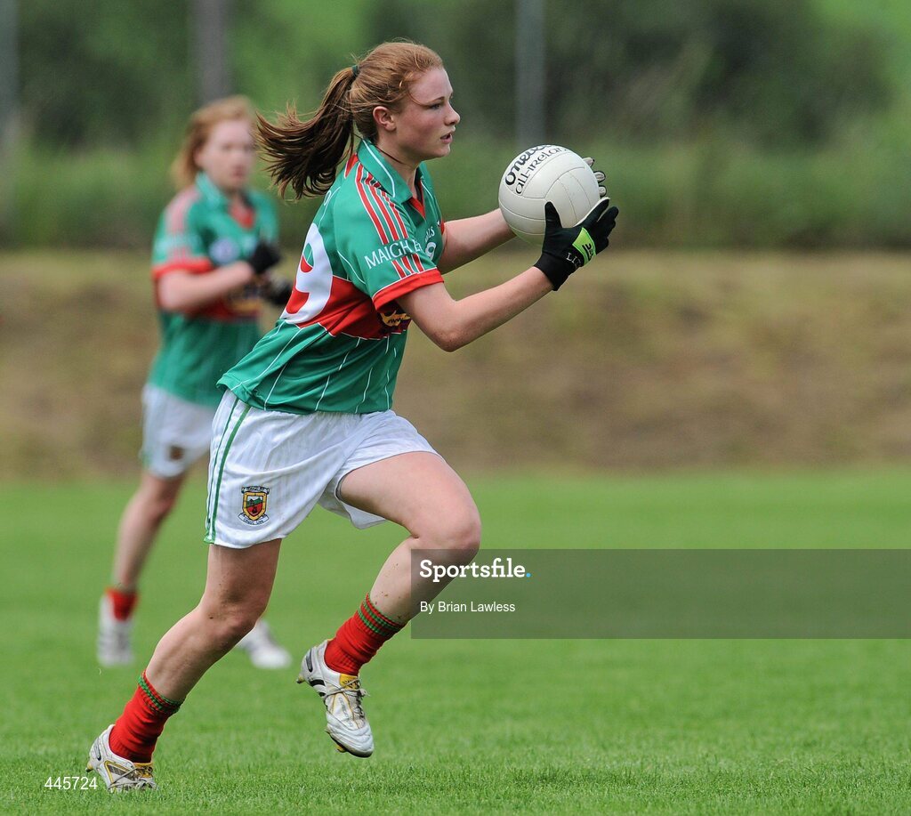 24 July 2010; Aileen Gilroy, Mayo. Ladies Gaelic Football Minor A Shield All-Ireland Final, Mayo v Westmeath, Seán O'Heslin GAA Cub, Ballinamore, Co. Leitrim. Picture credit: Brian Lawless / SPORTSFILE