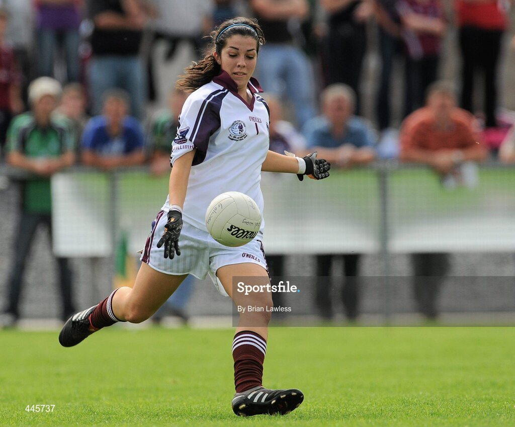24 July 2010; Lisa Murphy, Galway. Ladies Gaelic Football Minor A Championship All-Ireland Final, Donegal v Galway, Seán O'Heslin GAA Cub, Ballinamore, Co. Leitrim. Picture credit: Brian Lawless / SPORTSFILE