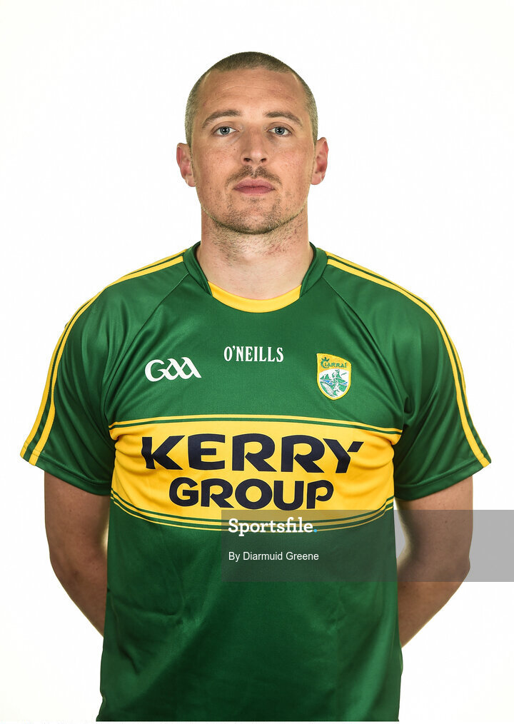 18 June 2016; Kieran Donaghy,  Kerry. Kerry Football Squad Portraits 2016, Fitzgerald Stadium, Killarney, Co. Kerry. Photo by Diarmuid Greene/Sportsfile