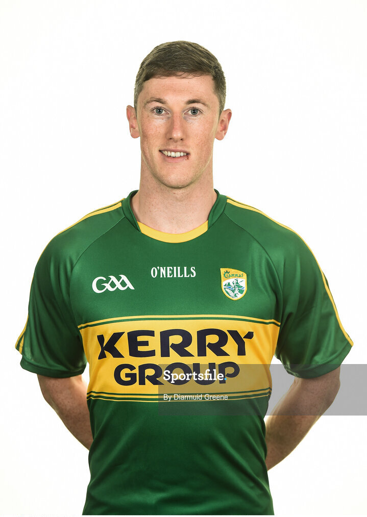 18 June 2016; Jonathan Lyne, Kerry. Kerry Football Squad Portraits 2016, Fitzgerald Stadium, Killarney, Co. Kerry. Photo by Diarmuid Greene/Sportsfile
