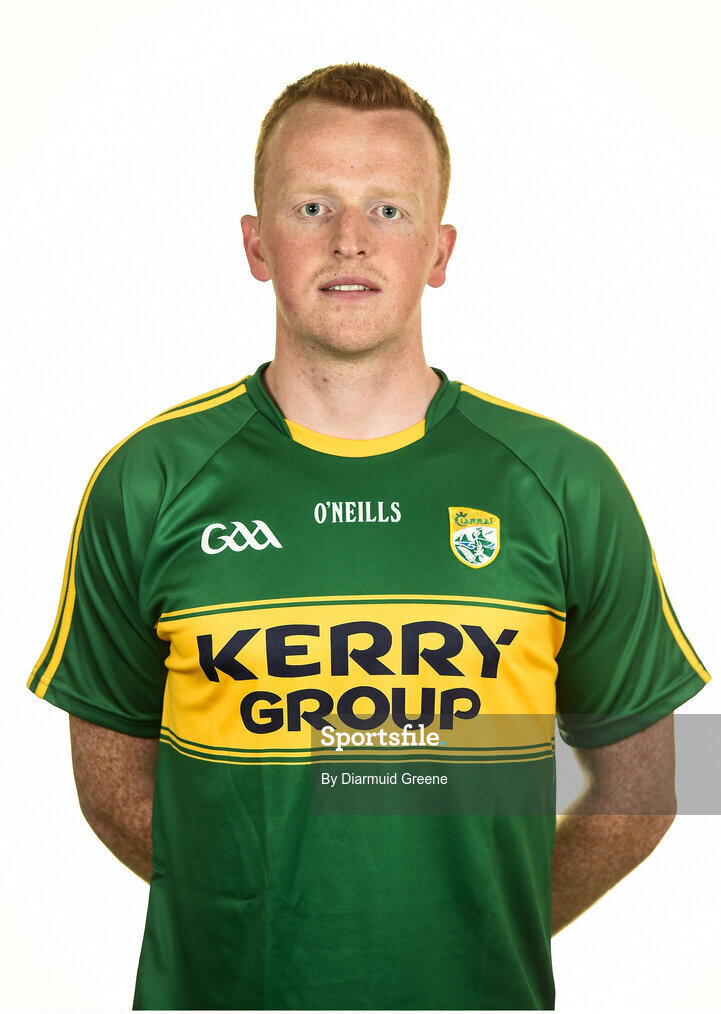 18 June 2016; Johnny Buckley, Kerry. Kerry Football Squad Portraits 2016, Fitzgerald Stadium, Killarney, Co. Kerry. Photo by Diarmuid Greene/Sportsfile