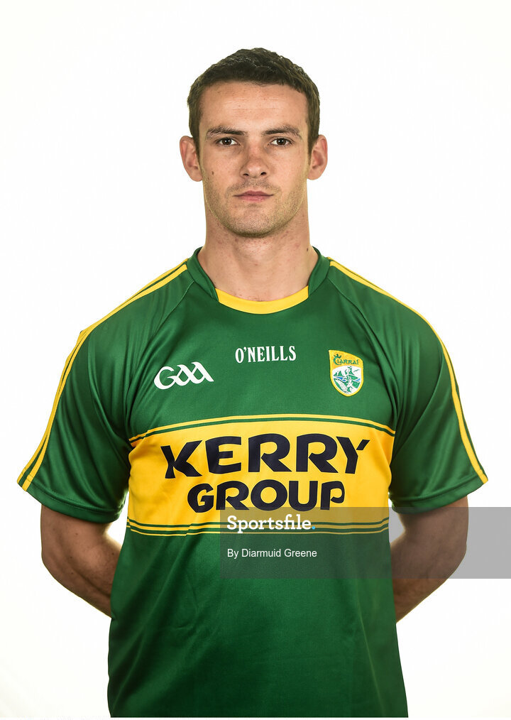 18 June 2016; Shane Enright, Kerry. Kerry Football Squad Portraits 2016, Fitzgerald Stadium, Killarney, Co. Kerry. Photo by Diarmuid Greene/Sportsfile