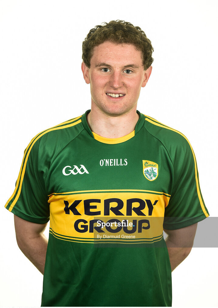 18 June 2016; Tadhg Morley, Kerry. Kerry Football Squad Portraits 2016, Fitzgerald Stadium, Killarney, Co. Kerry. Photo by Diarmuid Greene/Sportsfile