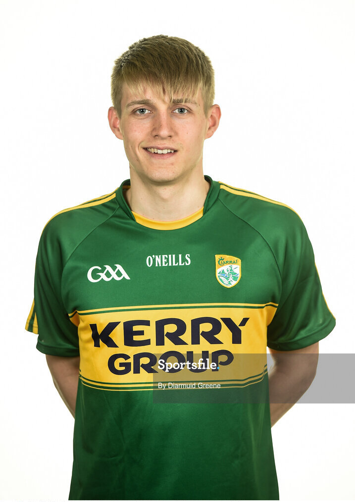 18 June 2016; Killian Spillane, Kerry. Kerry Football Squad Portraits 2016, Fitzgerald Stadium, Killarney, Co. Kerry. Photo by Diarmuid Greene/Sportsfile