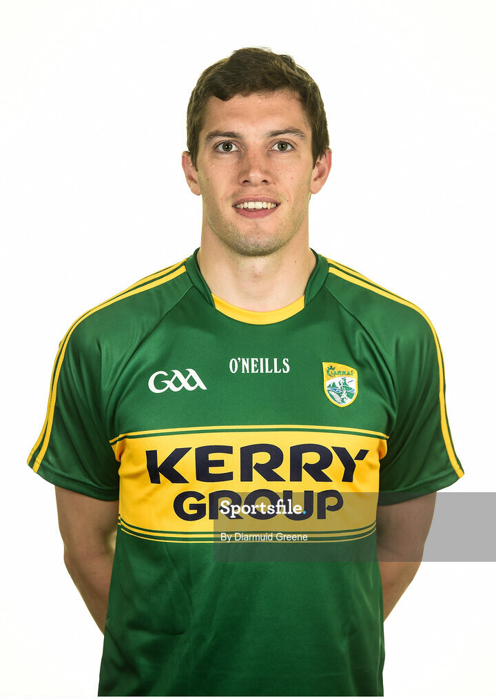 18 June 2016; David Moran, Kerry. Kerry Football Squad Portraits 2016, Fitzgerald Stadium, Killarney, Co. Kerry. Photo by Diarmuid Greene/Sportsfile