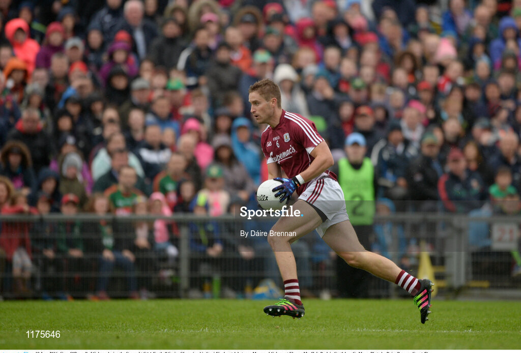 18 June 2016; Gary O'Donnell of Galway during the Connacht GAA Football Senior Championship Semi-Final match between Mayo and Galway at Elverys MacHale Park in Castlebar, Co Mayo. Photo by Daire Brennan/Sportsfile