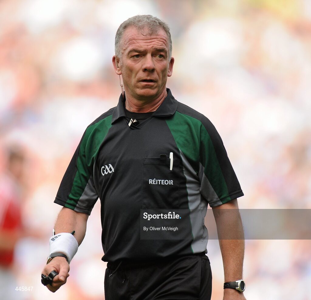 24 July 2010; Referee Pat McEnaney. GAA Football All-Ireland Senior Championship Qualifier, Round 4, Dublin v Louth, Croke Park, Dublin. Picture credit: Oliver McVeigh / SPORTSFILE