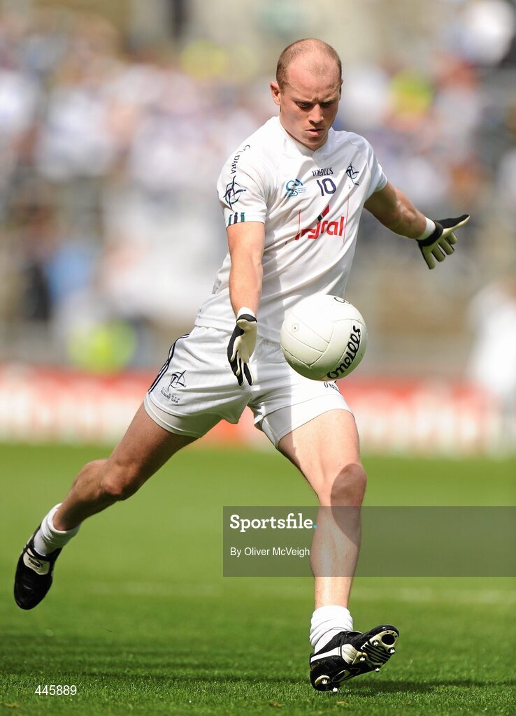 24 July 2010; James Kavanagh, Kildare. GAA Football All-Ireland Senior Championship Qualifier, Round 4, Monaghan v Kildare, Croke Park, Dublin. Picture credit: Oliver McVeigh / SPORTSFILE