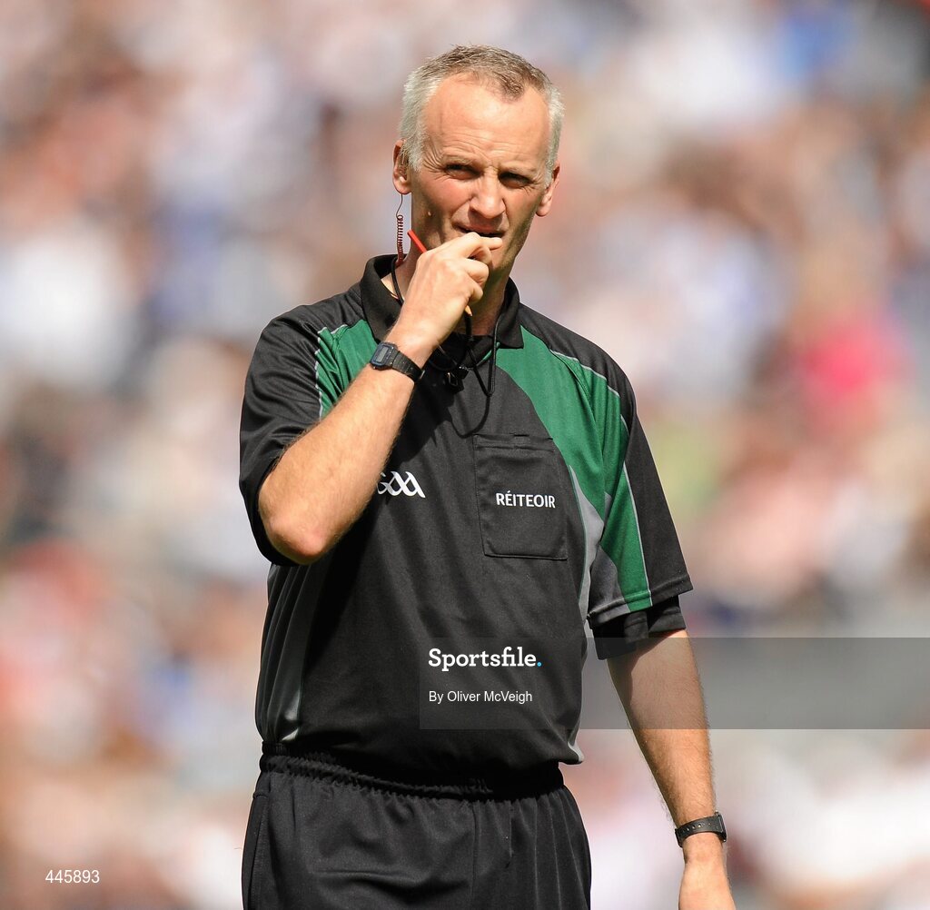 24 July 2010; Referee Jimmy White. GAA Football All-Ireland Senior Championship Qualifier, Round 4, Monaghan v Kildare, Croke Park, Dublin. Picture credit: Oliver McVeigh / SPORTSFILE