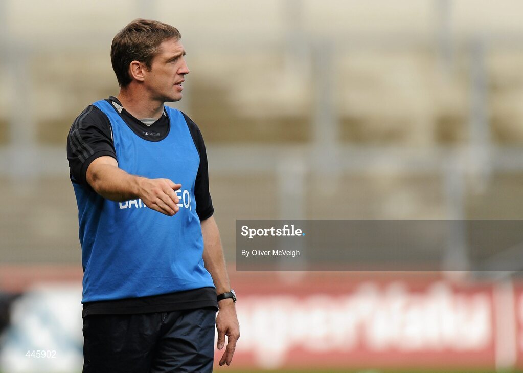 24 July 2010; Kildare manager Kieran McGeeney. GAA Football All-Ireland Senior Championship Qualifier, Round 4, Monaghan v Kildare, Croke Park, Dublin. Picture credit: Oliver McVeigh / SPORTSFILE