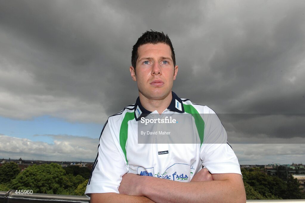 28 July 2010;  Sean Cavanagh, Tyrone, at the launch of the MBNA Kick Fada 2010. The 11th annual MBNA Kick Fada will take place at Bray Emmets GAA Club on Saturday 11th September and will feature over 20 stars of inter county Gaelic football. Bank of America and MBNA, Hatch Street, Dublin and Iveagh Gardens. Picture credit: David Maher / SPORTSFILE