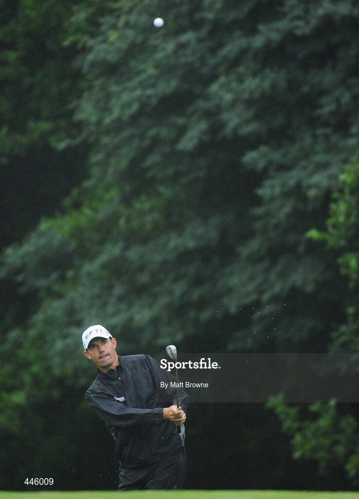 28 July 2010; Padraig Harrington pitches onto the 11th green. 3 Irish Open Golf Championship - Pro Am, Killeen Course, Killarney Golf & Fishing Club, Killarney, Co. Kerry. Picture credit: Matt Browne / SPORTSFILE