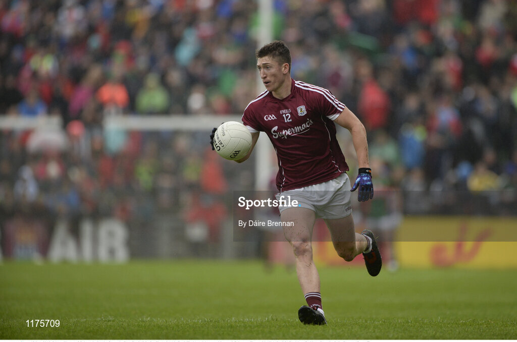 18 June 2016; Johnny Heaney of Galway during the Connacht GAA Football Senior Championship Semi-Final match between Mayo and Galway at Elverys MacHale Park in Castlebar, Co Mayo. Photo by Daire Brennan/Sportsfile