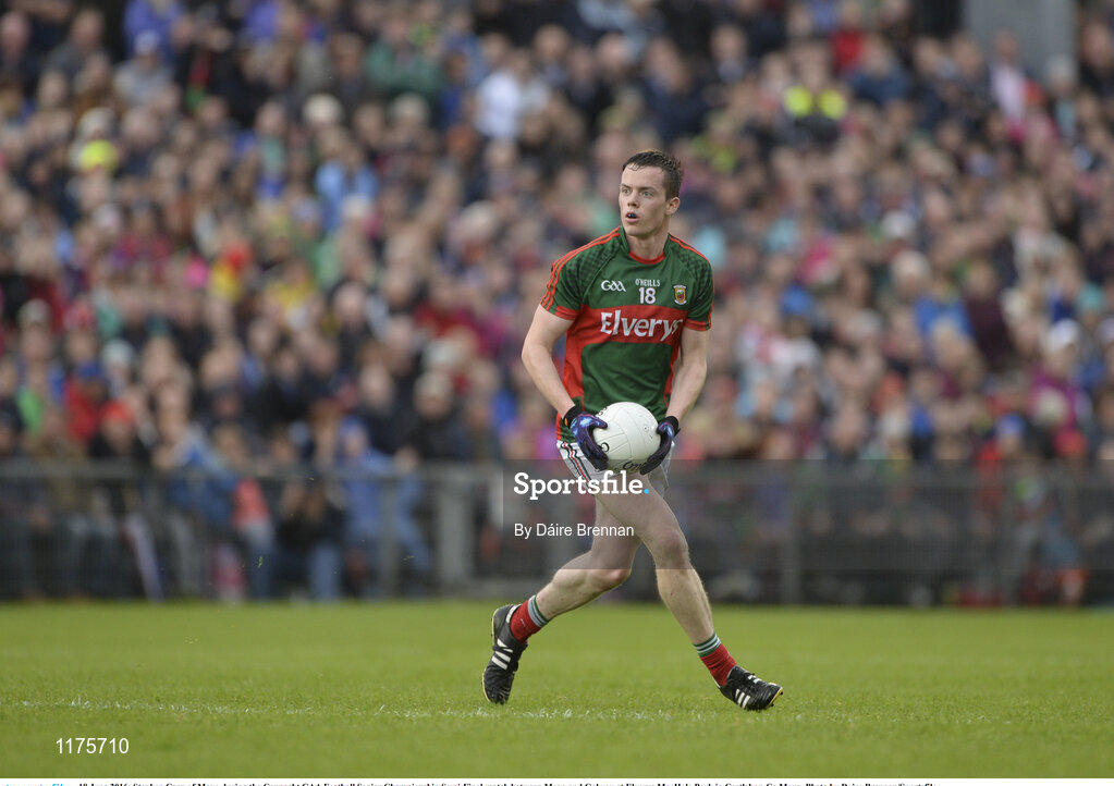 18 June 2016; Stephen Coen of Mayo during the Connacht GAA Football Senior Championship Semi-Final match between Mayo and Galway at Elverys MacHale Park in Castlebar, Co Mayo. Photo by Daire Brennan/Sportsfile