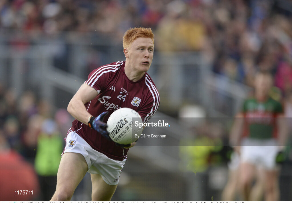 18 June 2016; Adrian Varley of Galway during the Connacht GAA Football Senior Championship Semi-Final match between Mayo and Galway at Elverys MacHale Park in Castlebar, Co Mayo. Photo by Daire Brennan/Sportsfile