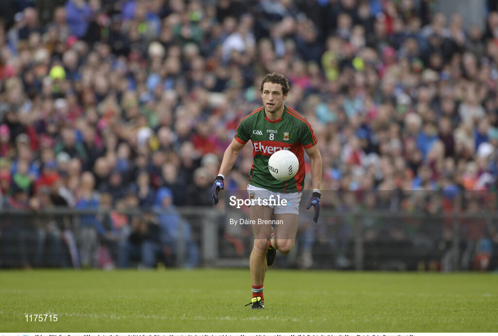 18 June 2016; Tom Parsons of Mayo during the Connacht GAA Football Senior Championship Semi-Final match between Mayo and Galway at Elverys MacHale Park in Castlebar, Co Mayo. Photo by Daire Brennan/Sportsfile