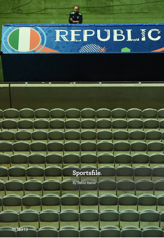 21 June 2016; Republic of Ireland manager Martin O'Neill at the Grand Stade Lille Métropole, Lille, France. Photo by David Maher/Sportsfile