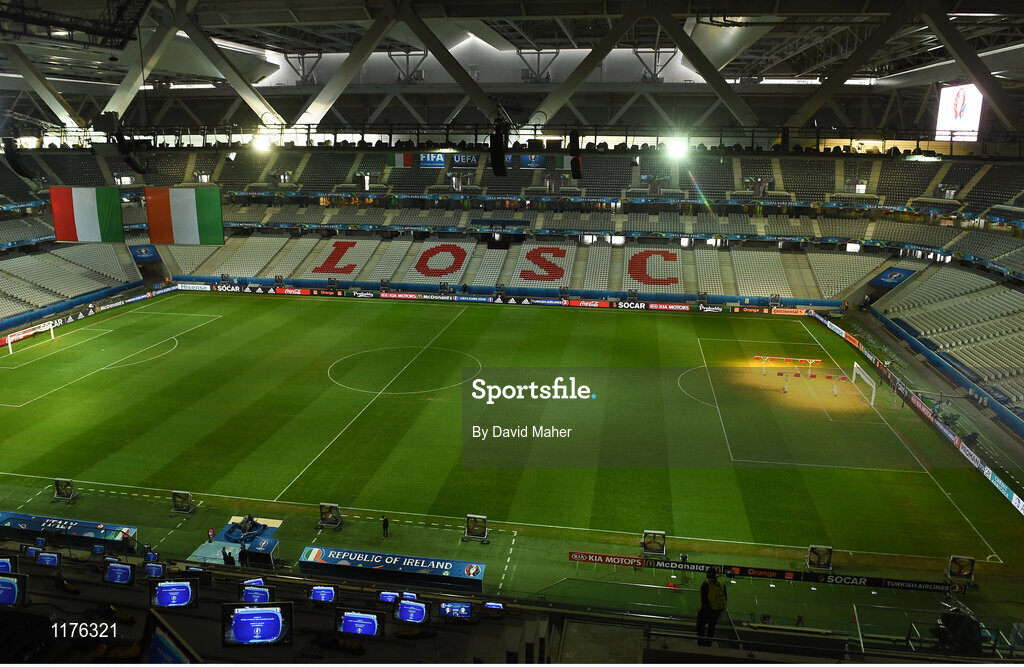 21 June 2016; A general view at the Grand Stade Lille Métropole, Lille, France. Photo by David Maher/Sportsfile