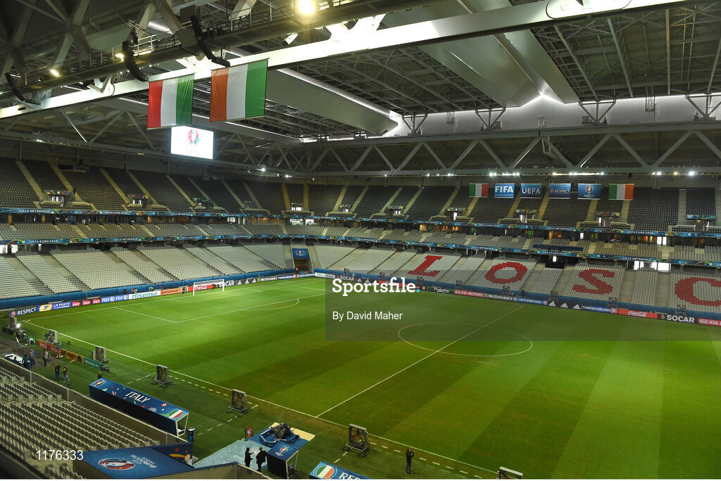 21 June 2016; A general view at the Grand Stade Lille Métropole, Lille, France Photo by David Maher/Sportsfile