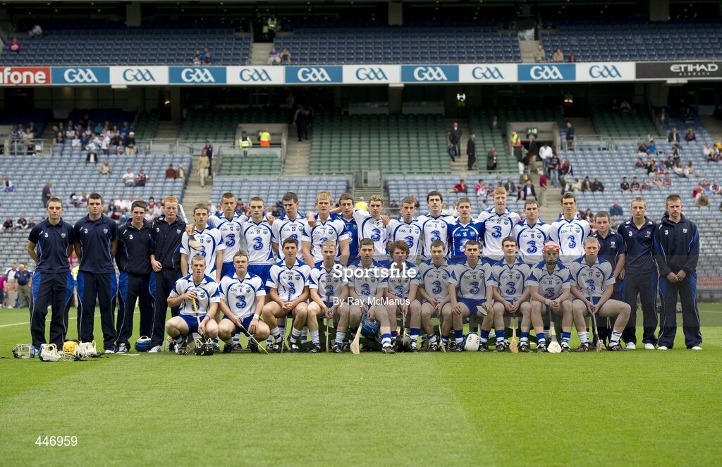 25 July 2010; The Waterford squad. ESB GAA Hurling All-Ireland Minor Championship Quarter-Final, Waterford v Galway, Croke Park, Dublin. Picture credit: Ray McManus / SPORTSFILE