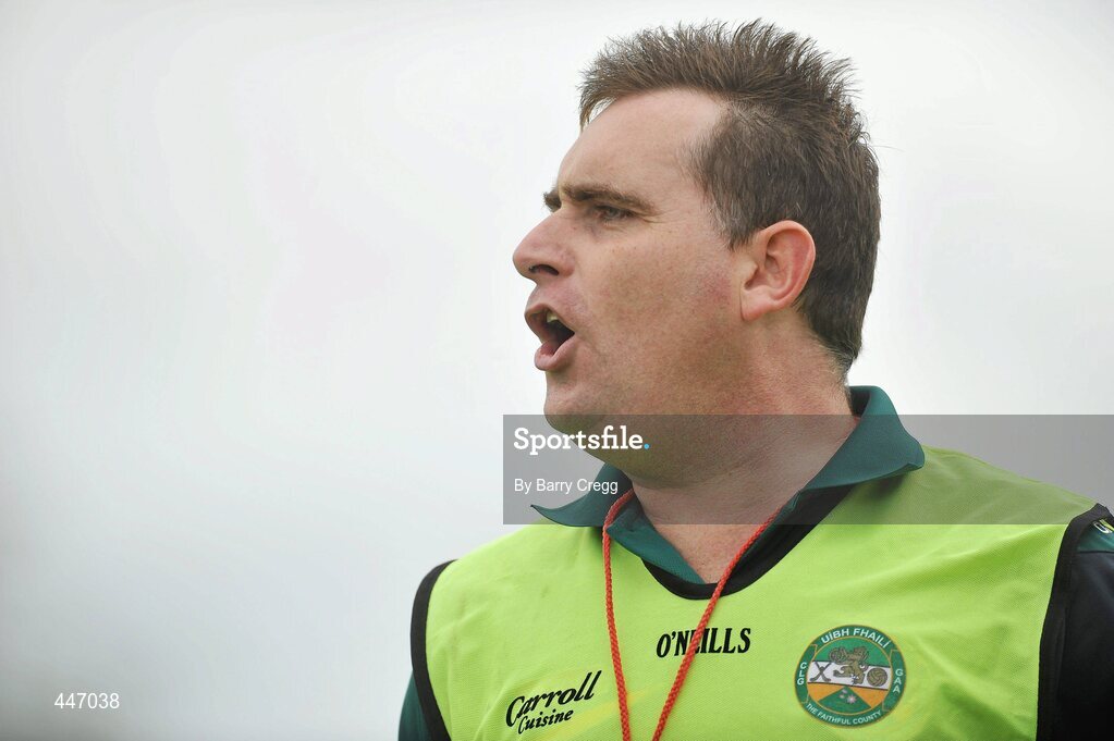 31 July 2010; Offaly manager Ken Kellaghan. ESB GAA Football All-Ireland Minor Championship Quarter-Final, Mayo v Offaly, Dr. Hyde Park, Roscommon. Picture credit: Barry Cregg / SPORTSFILE
