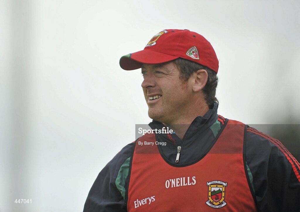 31 July 2010; Mayo manager Tony Duffy. ESB GAA Football All-Ireland Minor Championship Quarter-Final, Mayo v Offaly, Dr. Hyde Park, Roscommon. Picture credit: Barry Cregg / SPORTSFILE