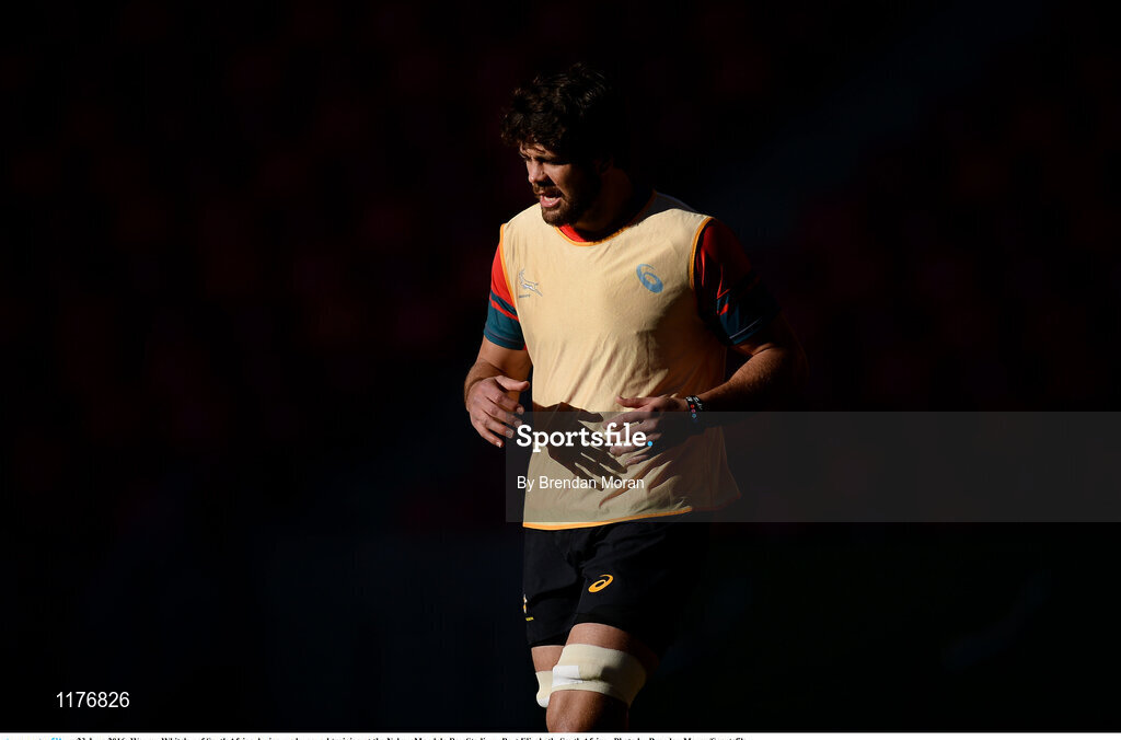 23 June 2016; Warren Whiteley of South Africa during rugby squad training at the Nelson Mandela Bay Stadium, Port Elizabeth, South Africa. Photo by Brendan Moran/Sportsfile