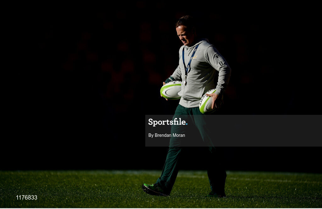 23 June 2016; Louis Koen, High Performance coach, South African Rugby Union, during rugby squad training at the Nelson Mandela Bay Stadium, Port Elizabeth, South Africa. Photo by Brendan Moran/Sportsfile